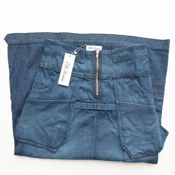 EB Denim - Modular Denim Cargo Skirt. - Picture 5 of 8